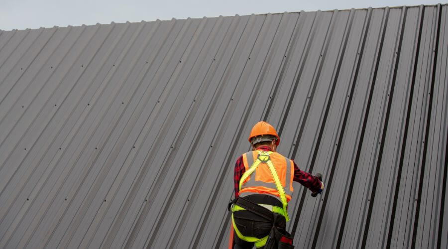 Professional metal roof installation services in Whitney, PA